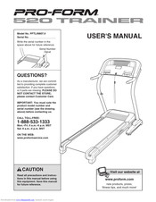 Pro-Form PFTL49807.0 User Manual