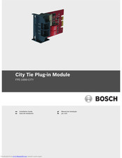 Bosch FPE-1000-CITY Installation Manual