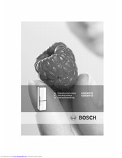 Bosch KGN36Y42 Operating Instructions Manual