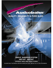 Audiobahn ABP100T Operating Instructions Manual