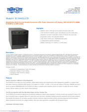 Tripp Lite SmartOnline SU3000XLCD Specifications