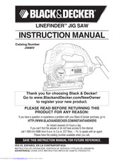 Black & Decker LINEFINDER JS680V Instruction Manual