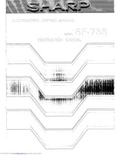 Sharp SF-755 Instruction Manual