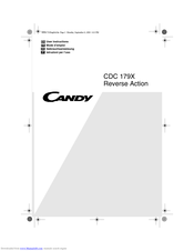 Candy CDC 179X User Instructions
