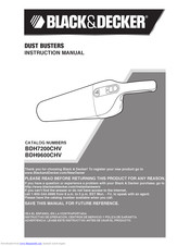 Black & Decker BDH7200CHV Instruction Manual