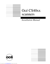Oce CS40xx Installation Manual