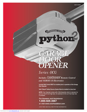 Chamberlain Python2 Series OCG Installation Manual