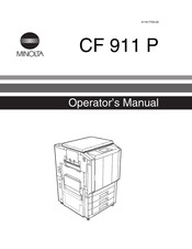 Minolta CF911P Operator's Manual