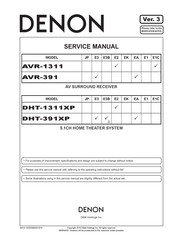 Denon DHT-391XP Manuals | ManualsLib