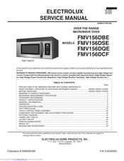 Electrolux FMV156DBE Service Manual