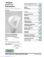 Frigidaire 900 Series Use & Care Manual