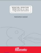 Baumatic BDS670BL Insrtuction Manual