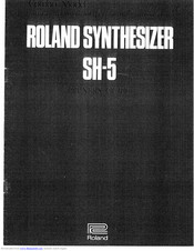 Roland SH-5 Owner's Manual