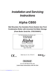 Alpha Alpha CB50 Boiler Installation And Servicing Instructions