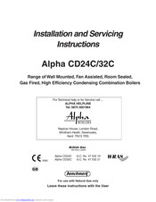 Alpha Alpha CD32C Installation And Servicing Instructions