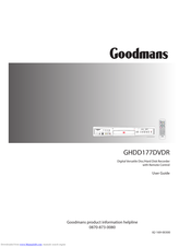 Goodmans GHDD177DVDR Manuals | ManualsLib