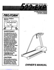 Pro-Form PF5222010 Manual