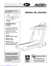Reebok RETL11900 Manual Del Usuario