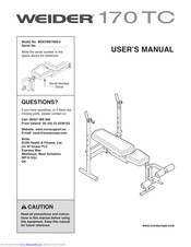 Weider 170 Tc Bench Manual