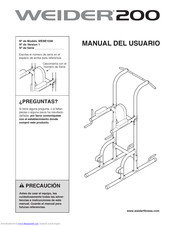 Weider WEBE1038 Manual Del Usuario