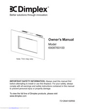 Dimplex 6908760100 Owner's Manual