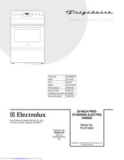 Electrolux PLEF398C Parts Catalog