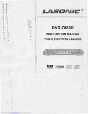 Lasonic DVD-7880K Instruction Manual