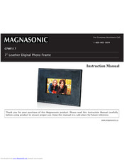 Magnasonic 07MF117 Instruction Manual