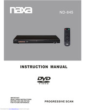 Naxa ND-845 Insrtruction Manual
