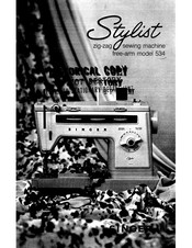 Singer Stylist 534 Manual