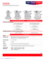 Xerox Copycentre 265 Specification