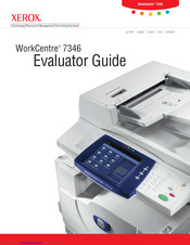 Xerox WorkCentre 7346 Evaluator Manual