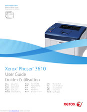 Xerox Phaser 3610 User Manual