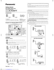 Panasonic BL-PA300KTA - High Definition Power Line Communication Ethernet Adaptor Twin Getting Started Manual