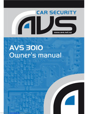 AVS AVS 3010 Owner's Manual