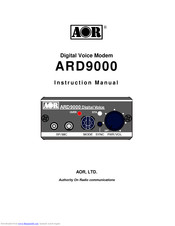 AOR ARD9000 Instruction Manual