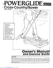 Weslo 2000 Skier Manual