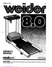 Weslo Weider 8.0 Manual