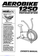 Weslo WL125010 Manual