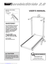 Weslo Aerobicstride 2.0 Treadmill User Manual