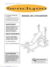 Weslo Bench 400 Manuel De L'utilisateur