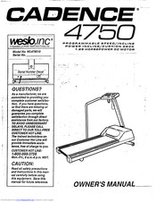 Weslo WL475010 Manual