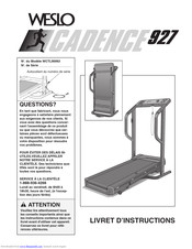 Weslo Cadence 927 Manuals ManualsLib