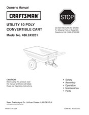 Craftsman 486.243201 Owner's Manual