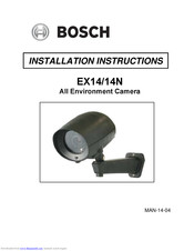 Bosch EX14N Installation Instructions Manual