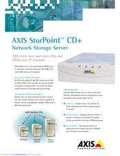 Axis AXIS StorPoint CD Technical Specification