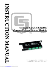 Campbell SDM-CVO4 Instruction Manual