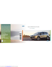 Ford ESCAPE Quick Reference Manual