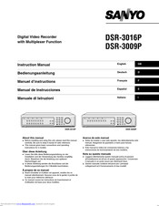 Sanyo DSR-3009P Instruction Manual
