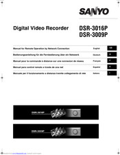 Sanyo DSR-3016P Manual For Remote Operation